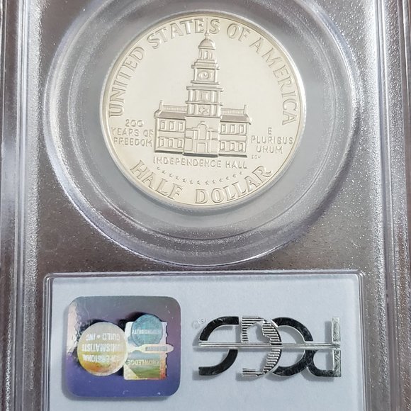 1976-S Kennedy Clad Half Dollar Graded PR 69 DCAM - Picture 4 of 4